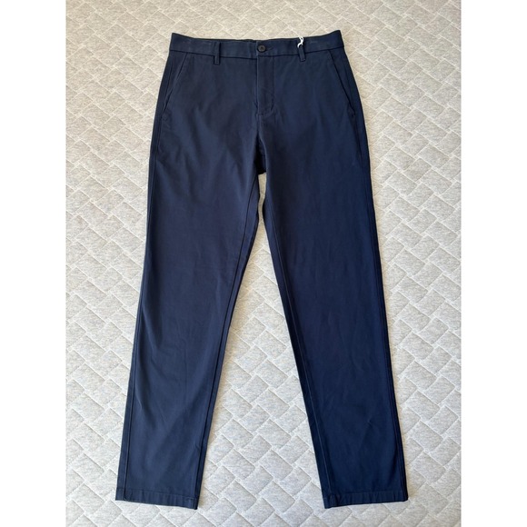 Everlane Uniform Pants Mens 30x30 Navy Straight Fit Performance Stretch Chino